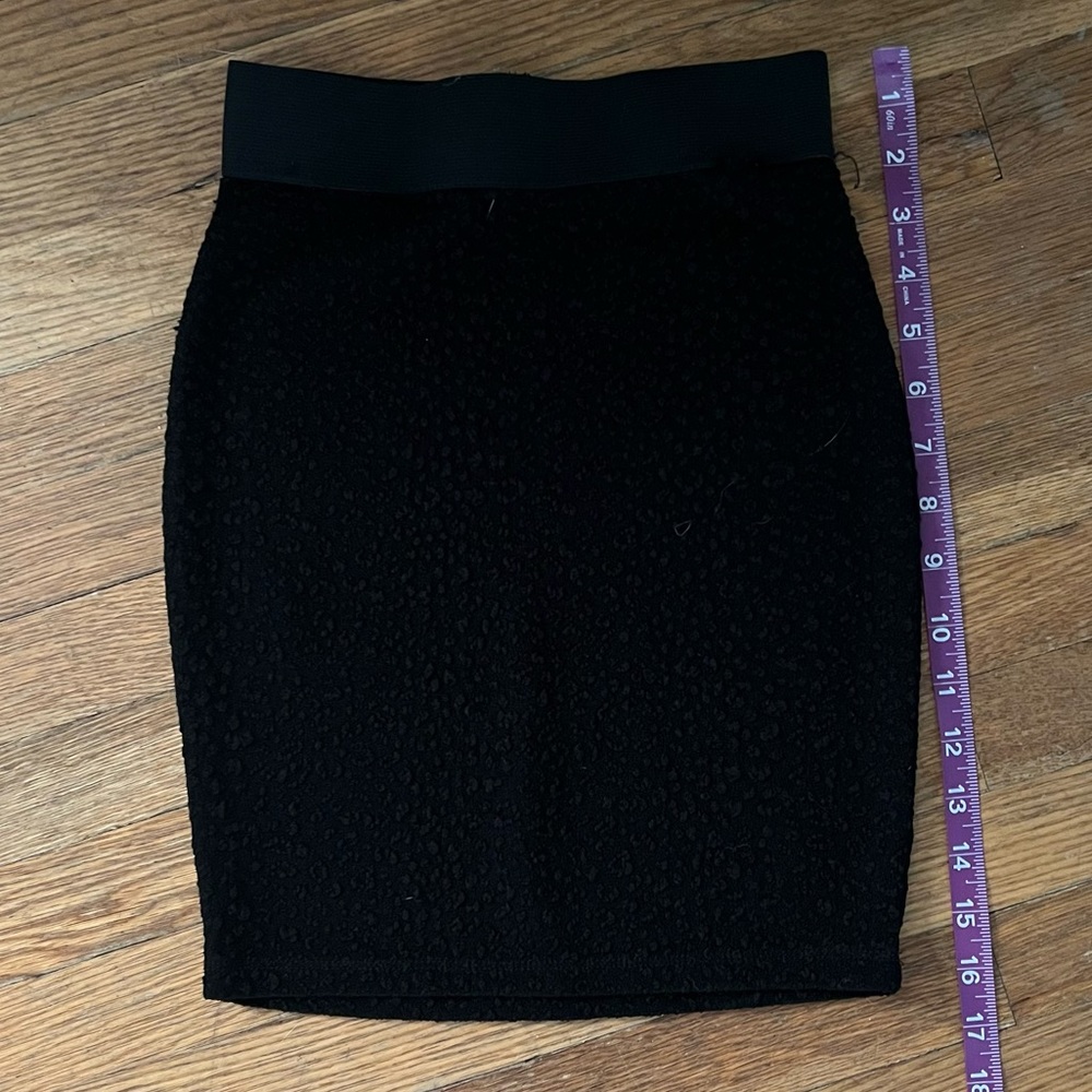 Textured Pencil Skirt